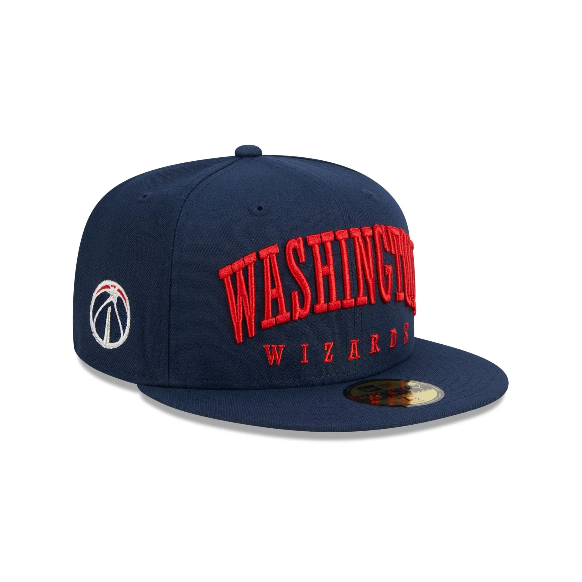 Washington Wizards Sport Night Wordmark 59FIFTY Fitted Hat sold by New Era
