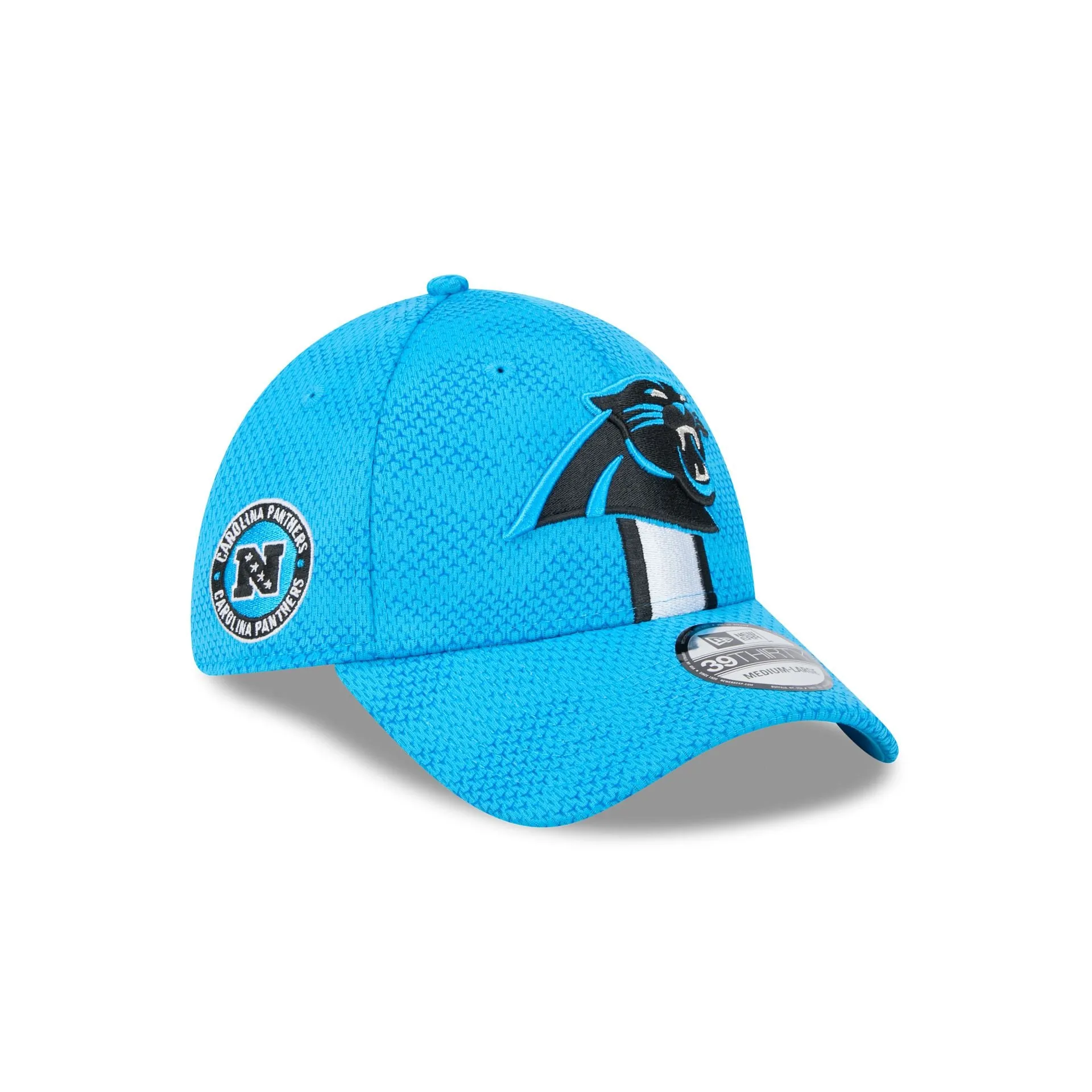 Carolina Panthers 2024 Sideline 39THIRTY Stretch Fit Hat sold by New Era
