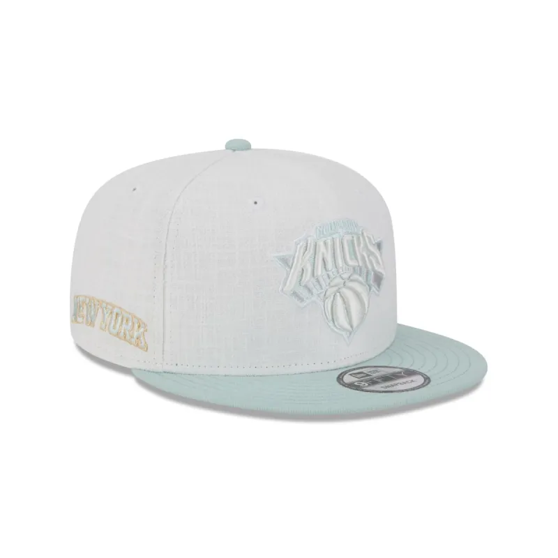 New York Knicks Minty Breeze Logo Select 9FIFTY Snapback Hat sold by New Era