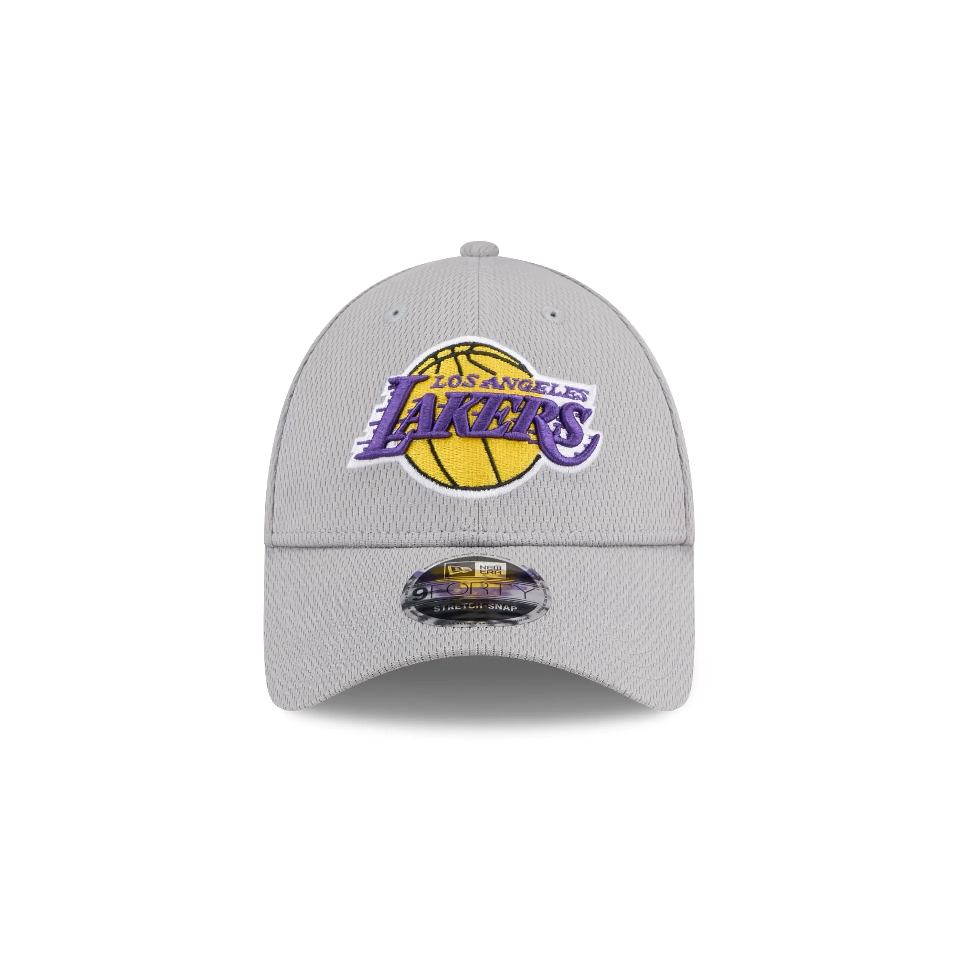 Los Angeles Lakers Gray 9FORTY Stretch-Snap Hat sold by New Era product image thumbnail 2