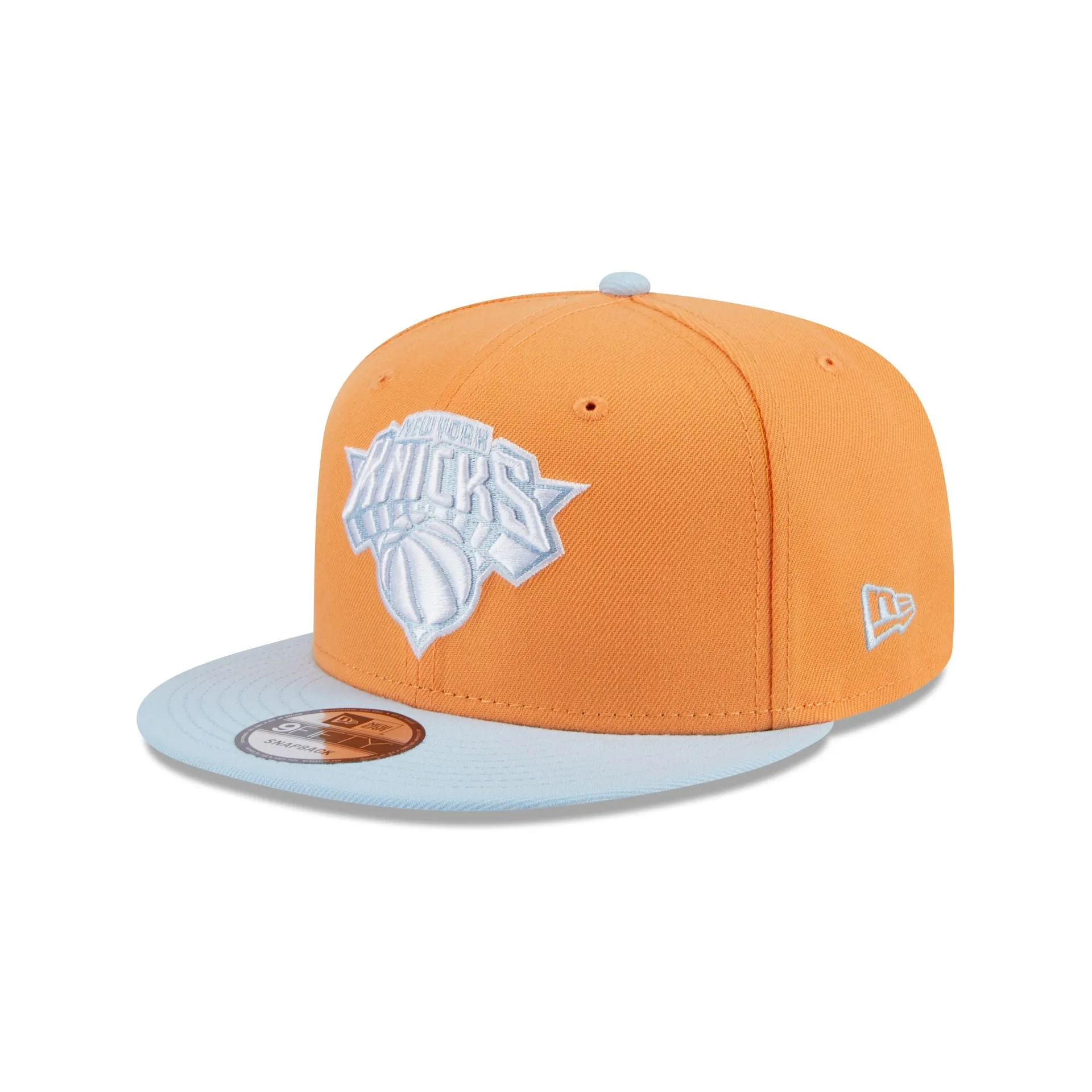 New York Knicks Color Pack Orange Glaze 9FIFTY Snapback Hat sold by New Era
