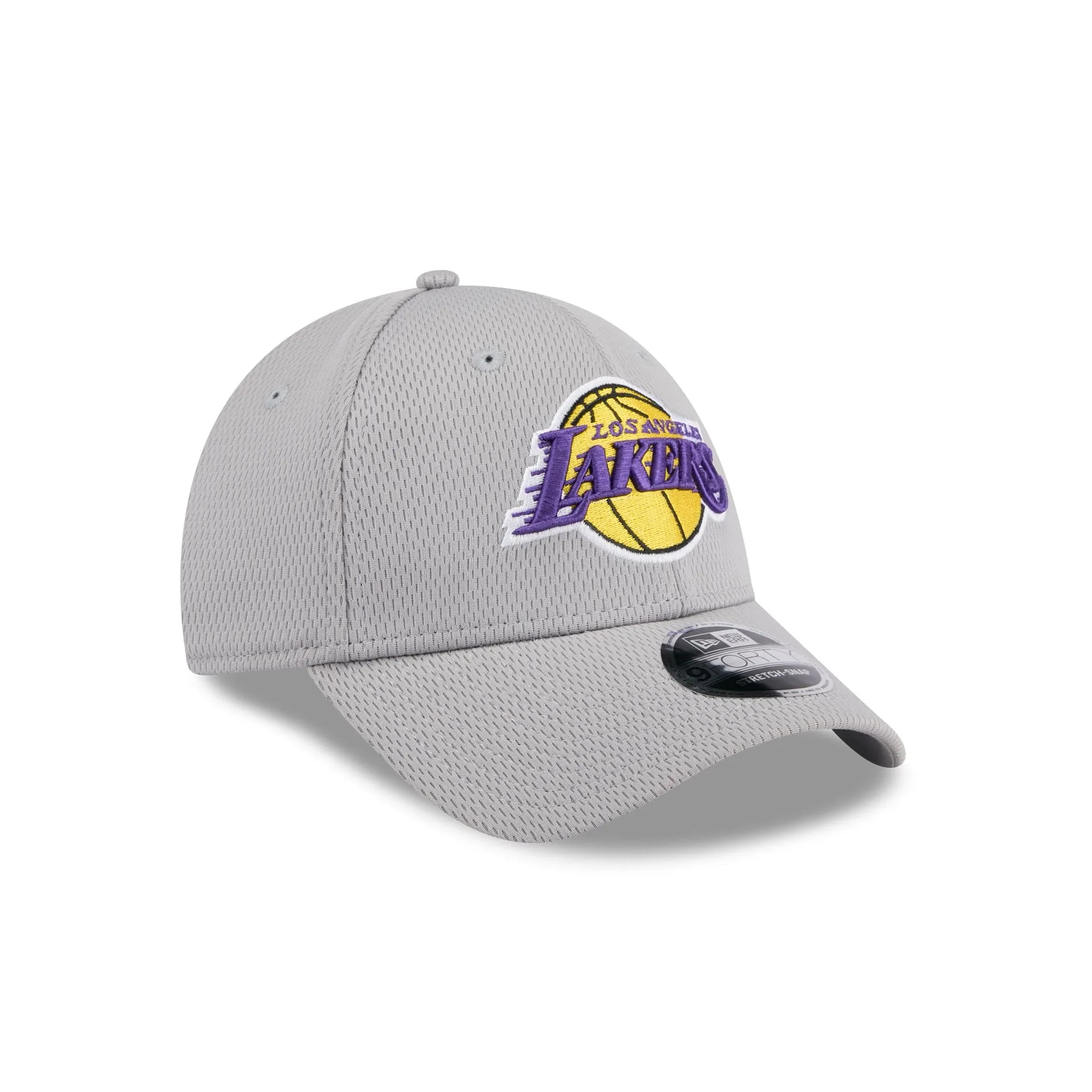 Los Angeles Lakers Gray 9FORTY Stretch-Snap Hat sold by New Era product image thumbnail 3