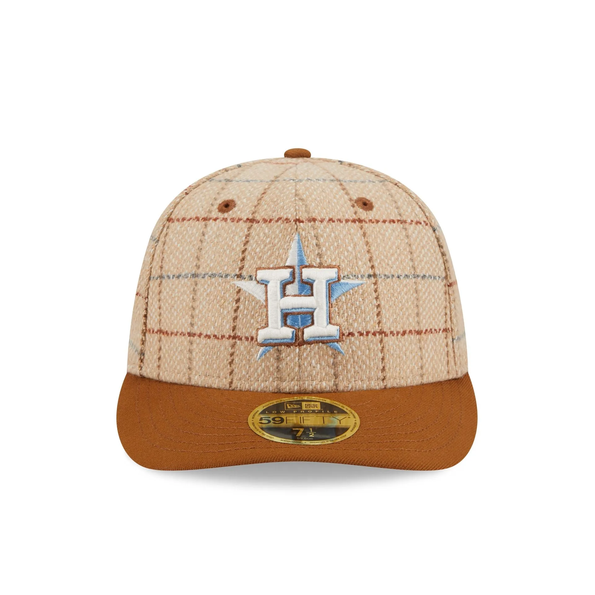 Houston Astros Herringbone Check Low Profile 59FIFTY Fitted Hat sold by New Era product image thumbnail 2
