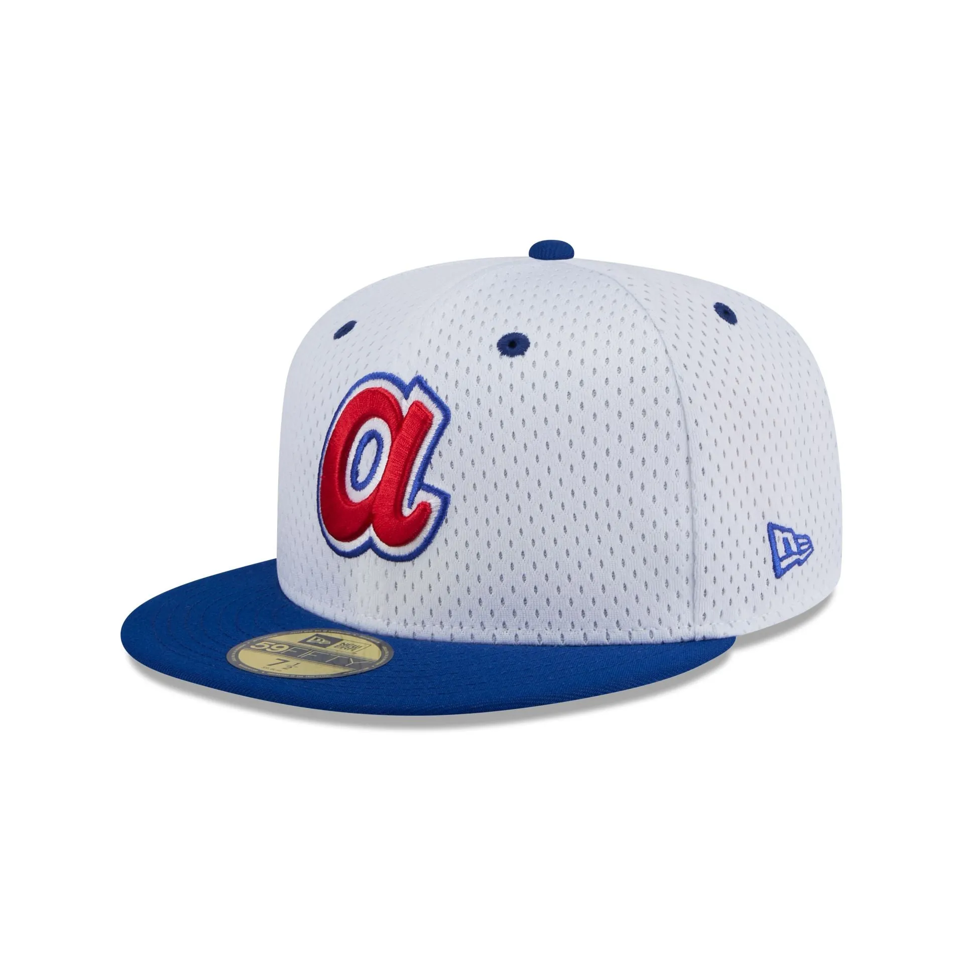 Atlanta Braves Throwback Mesh 59FIFTY Fitted Hat sold by New Era product image thumbnail 3