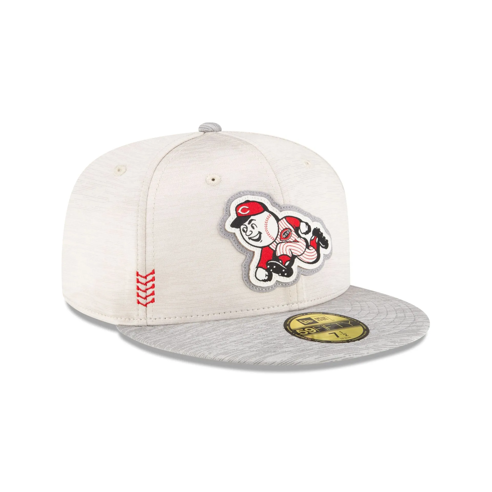 Cincinnati Reds 2024 Clubhouse Stone 59FIFTY Fitted Hat sold by New Era product image thumbnail 3