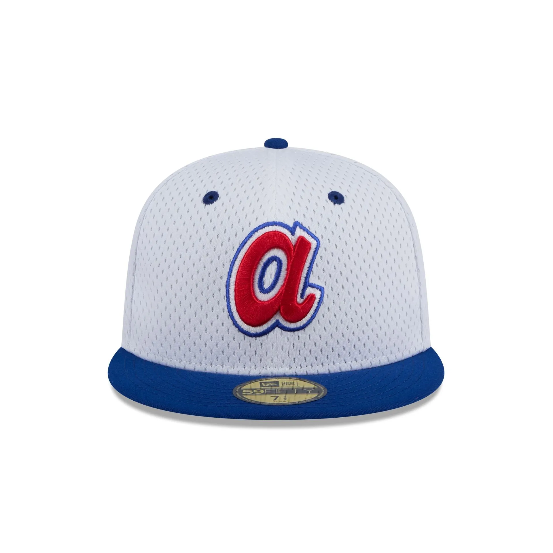 Atlanta Braves Throwback Mesh 59FIFTY Fitted Hat sold by New Era product image thumbnail 2