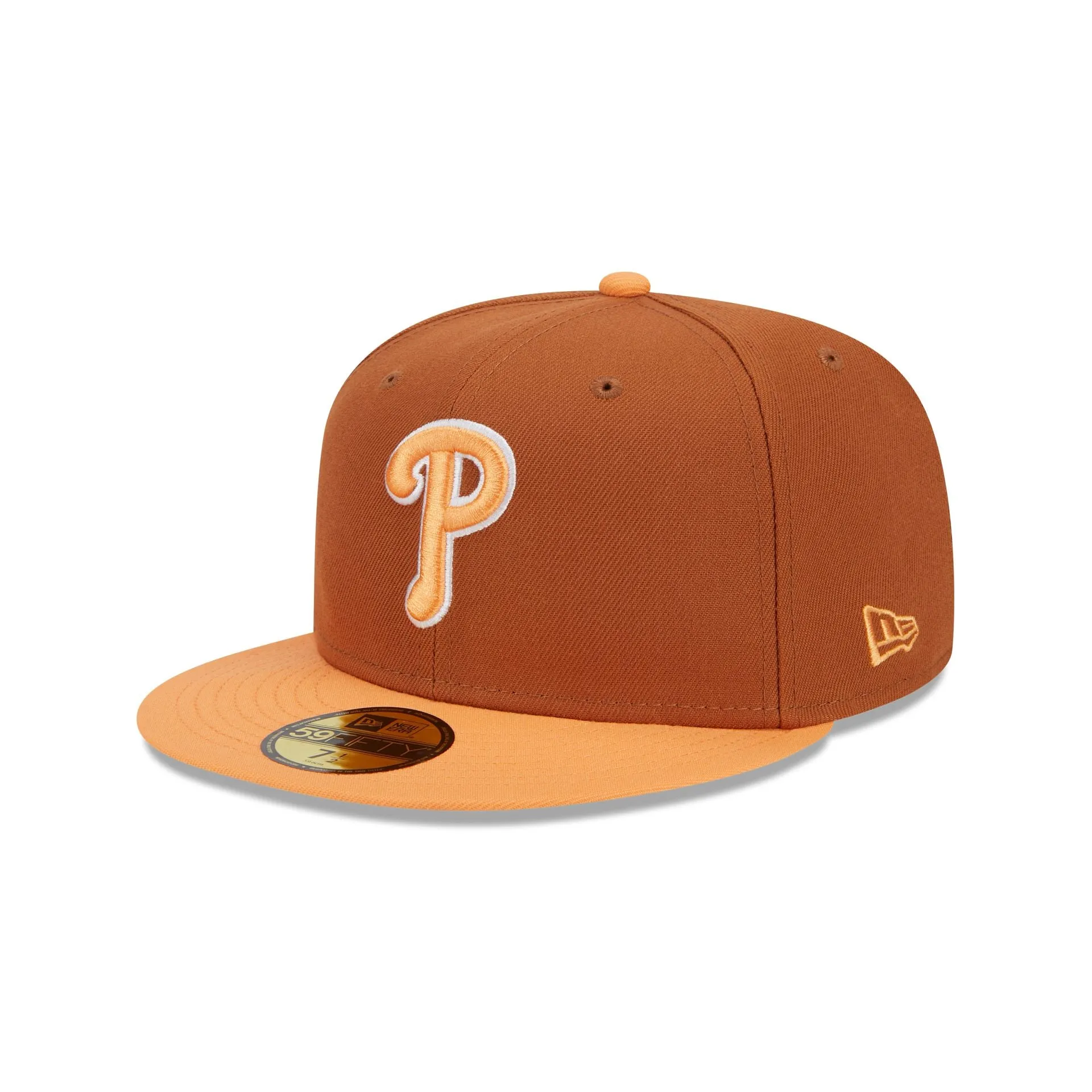Philadelphia Phillies Color Pack Earthy Brown 59FIFTY Fitted Hat sold by New Era