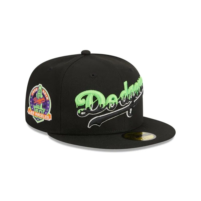 Los Angeles Dodgers Slime Drip 59FIFTY Fitted Hat sold by New Era
