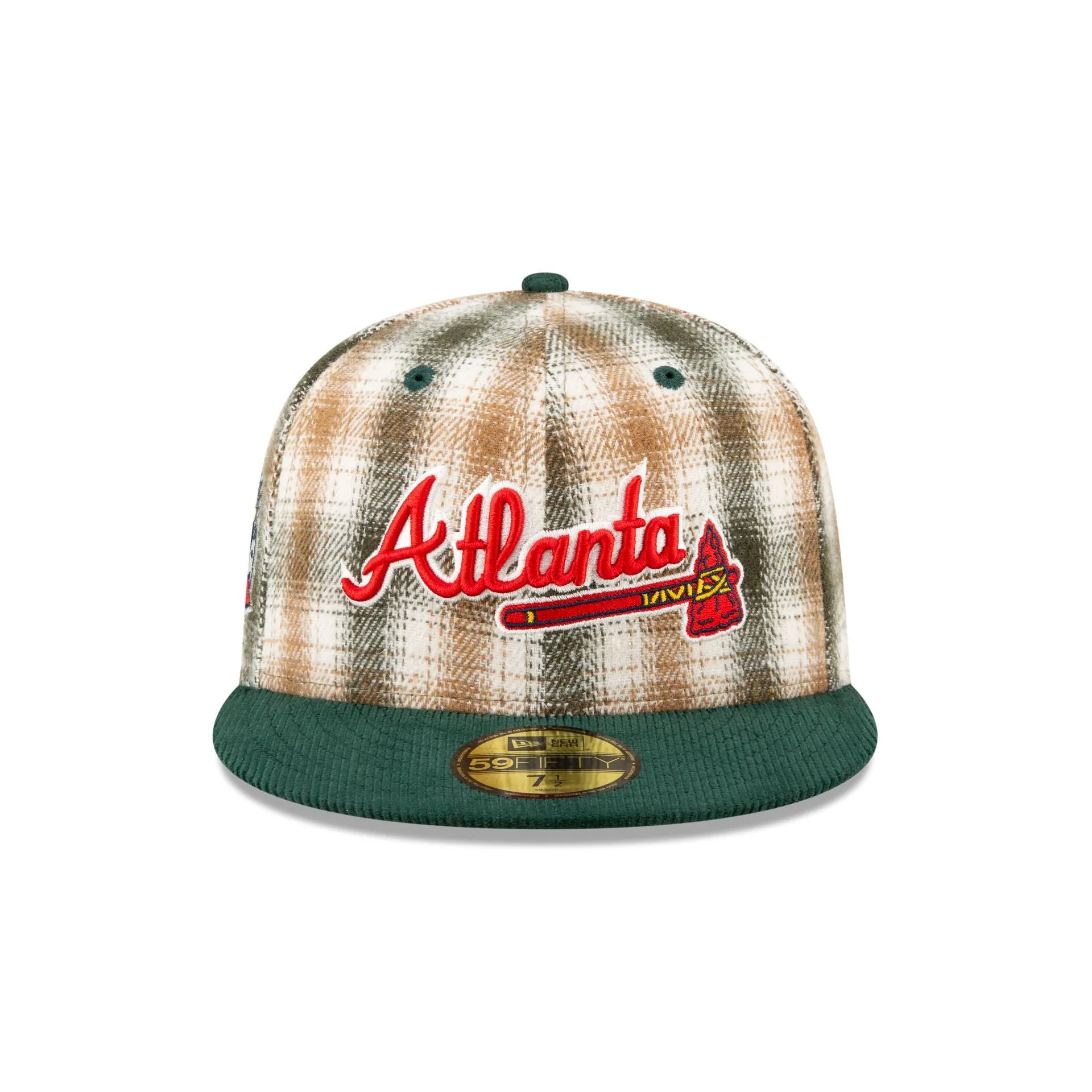 Just Caps Plaid Atlanta Braves 59FIFTY Fitted Hat sold by New Era product image thumbnail 2