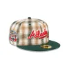 Just Caps Plaid Atlanta Braves 59FIFTY Fitted Hat sold by New Era