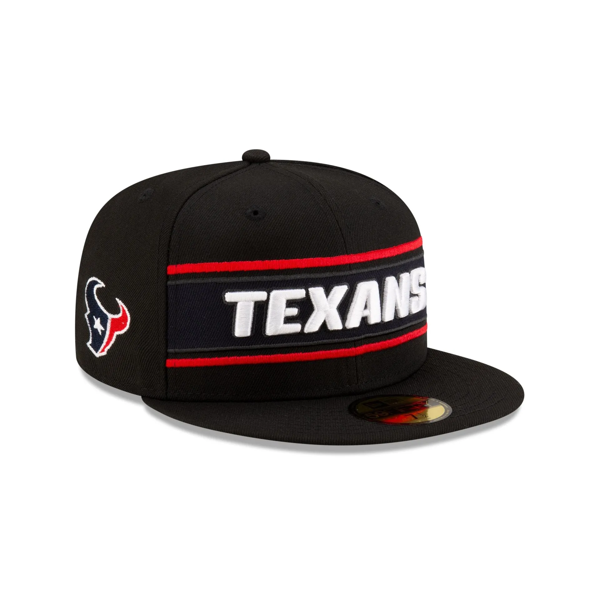 Houston Texans 2024 Sideline Black 59FIFTY Fitted Hat sold by New Era