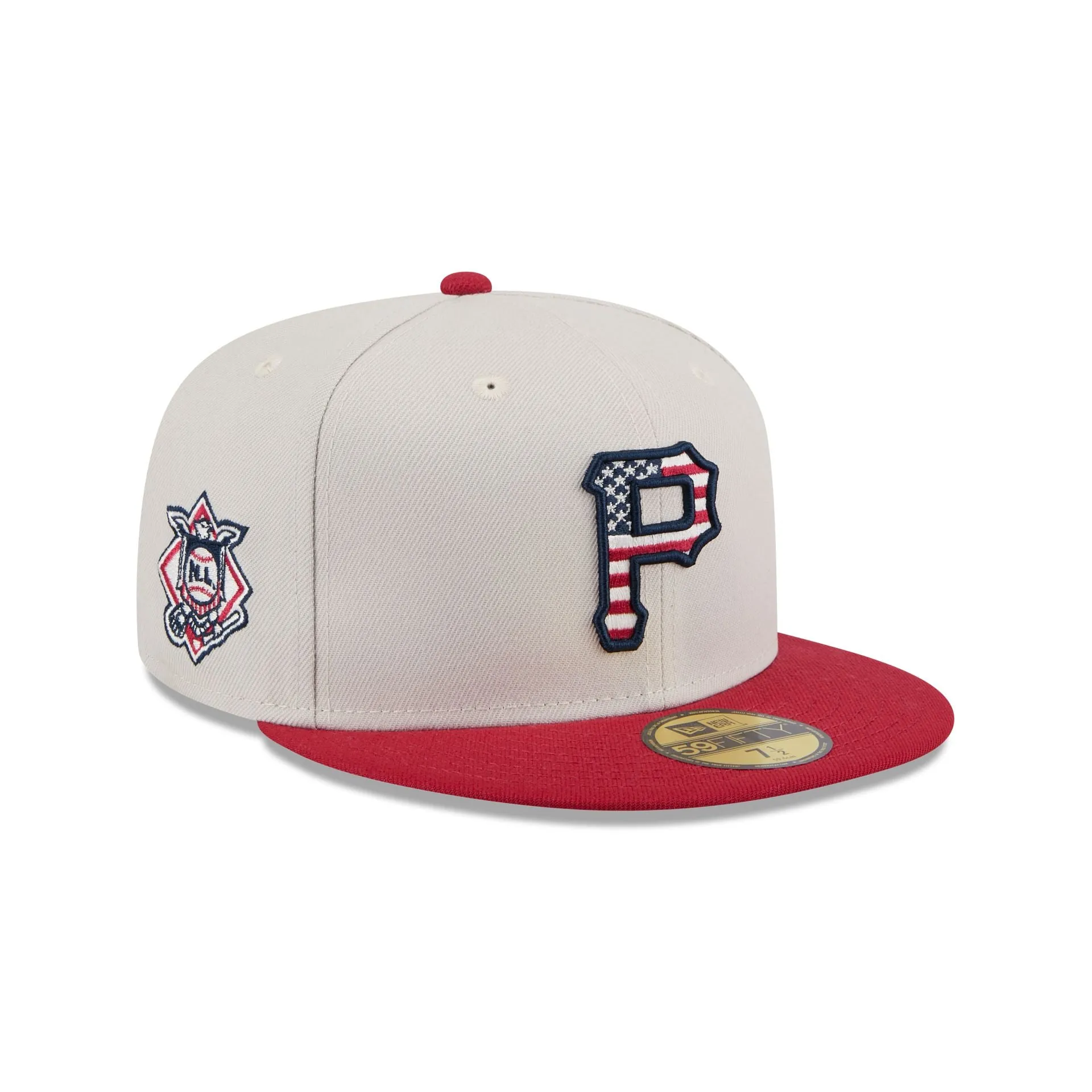 Pittsburgh Pirates Independence Day 2024 59FIFTY Fitted Hat sold by New Era