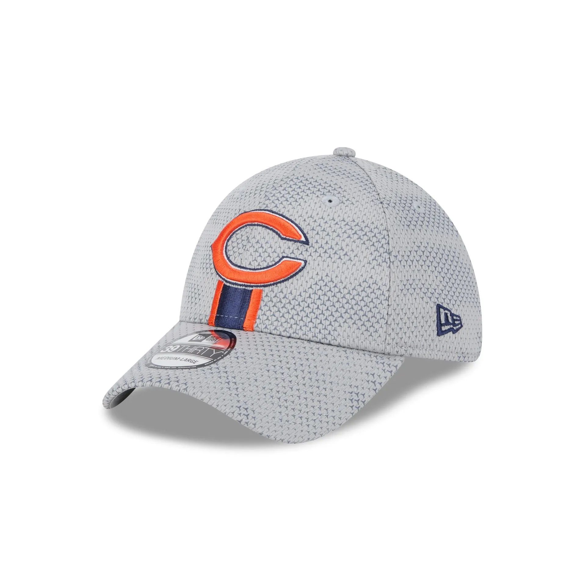 Chicago Bears 2024 Sideline Gray 39THIRTY Stretch Fit Hat sold by New Era product image thumbnail 3