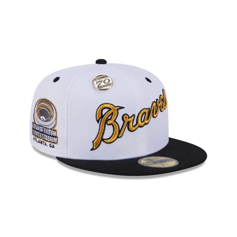 Atlanta Braves 70th Anniversary 59FIFTY Fitted Hat sold by New Era