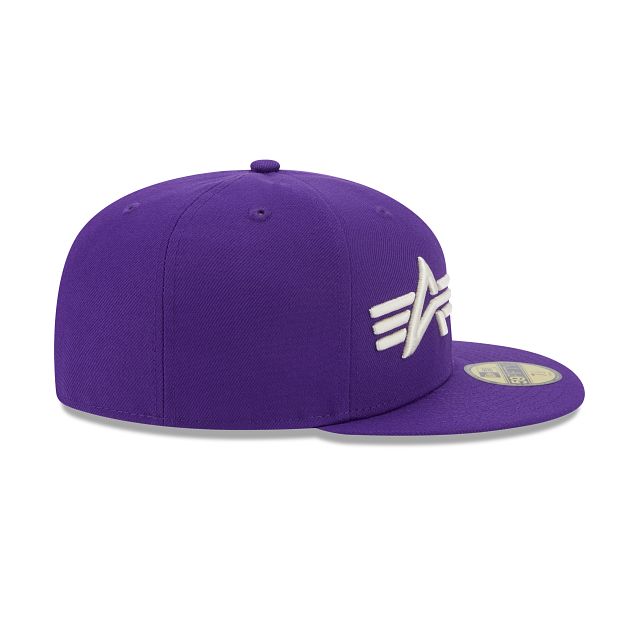 Alpha Industries X Los Angeles Lakers Dual Logo 59FIFTY Fitted Hat sold by New Era product image thumbnail 5