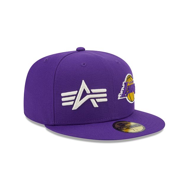 Alpha Industries X Los Angeles Lakers Dual Logo 59FIFTY Fitted Hat sold by New Era product image thumbnail 3