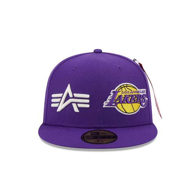 Alpha Industries X Los Angeles Lakers Dual Logo 59FIFTY Fitted Hat sold by New Era product image thumbnail 2