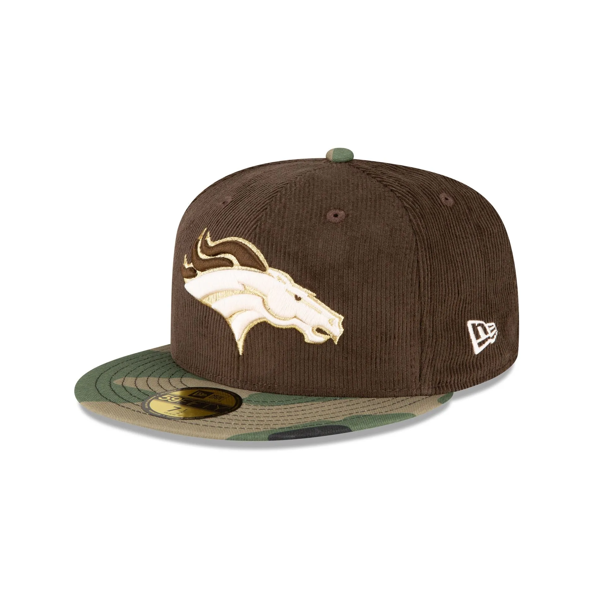 Just Caps Brown Camo Denver Broncos 59FIFTY Fitted Hat sold by New Era product image thumbnail 3