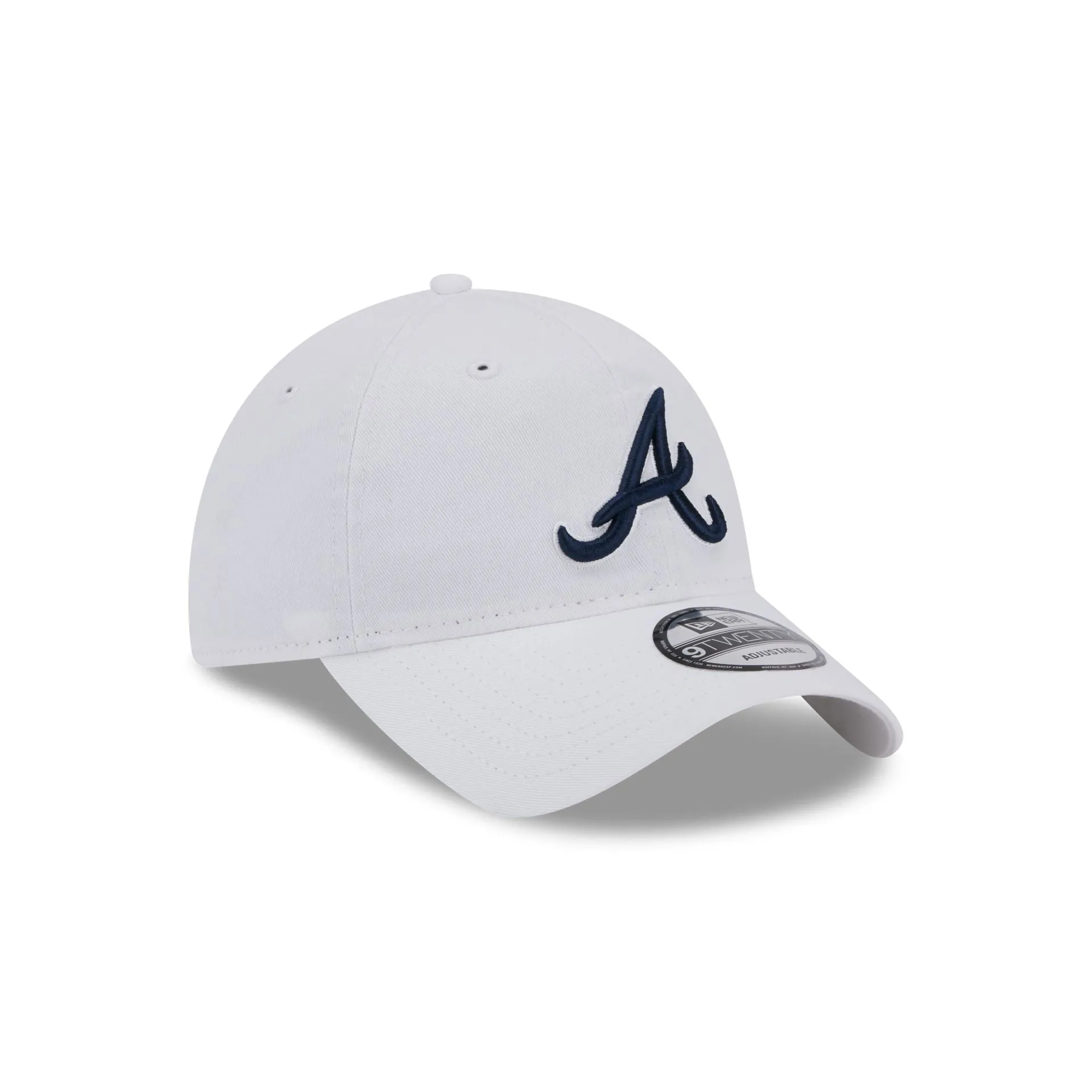 Atlanta Braves White 9TWENTY Adjustable Hat sold by New Era product image thumbnail 3