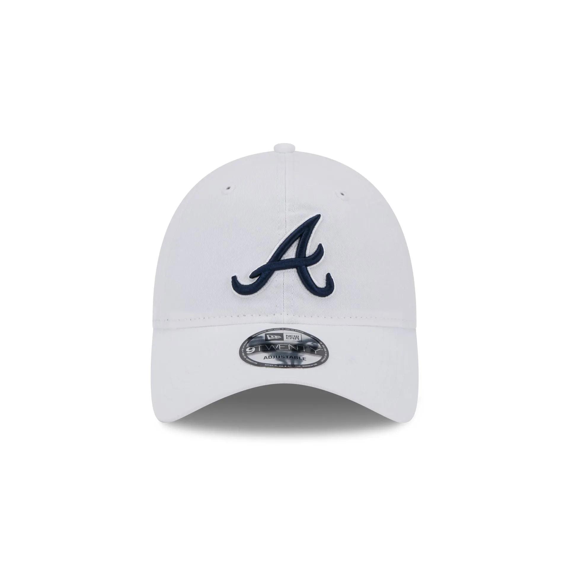 Atlanta Braves White 9TWENTY Adjustable Hat sold by New Era product image thumbnail 2