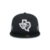 Texas Rangers 2024 Clubhouse Black 59FIFTY Fitted Hat sold by New Era