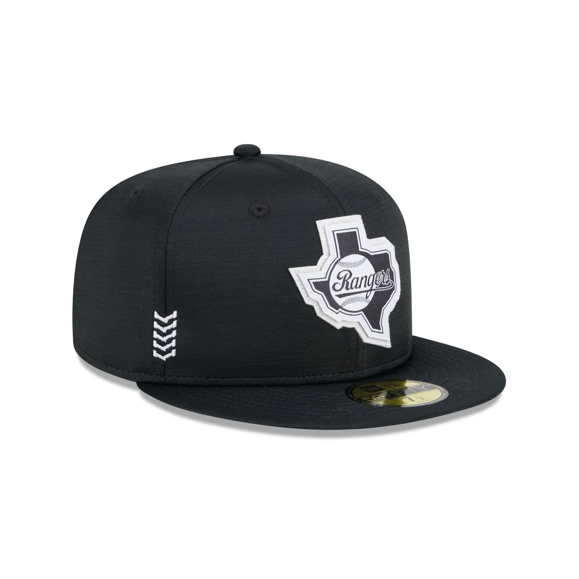 Texas Rangers 2024 Clubhouse Black 59FIFTY Fitted Hat sold by New Era product image thumbnail 3