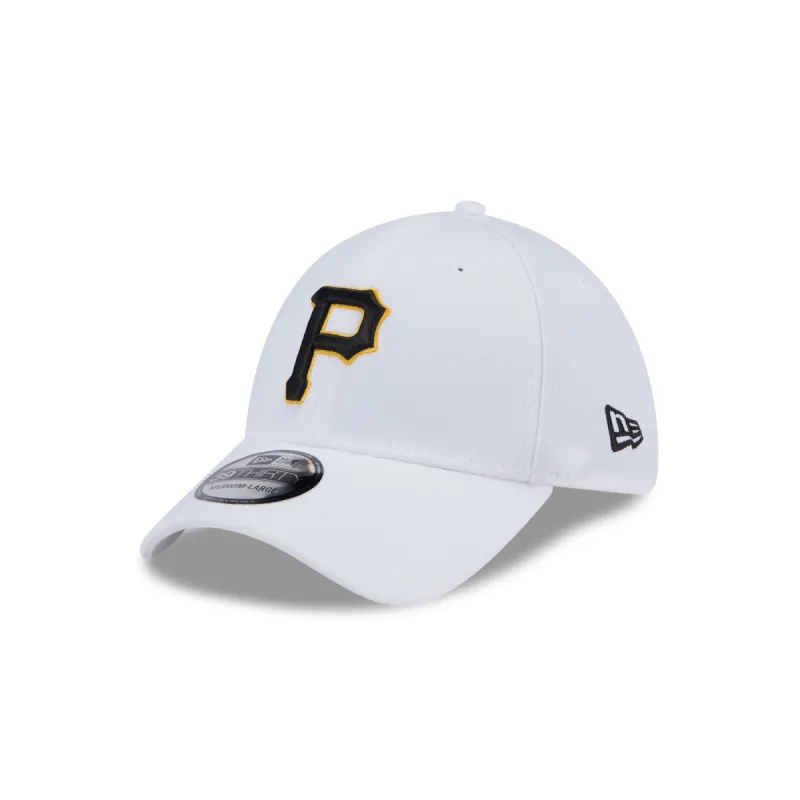 Pittsburgh Pirates Optic White 39THIRTY Stretch Fit Hat sold by New Era