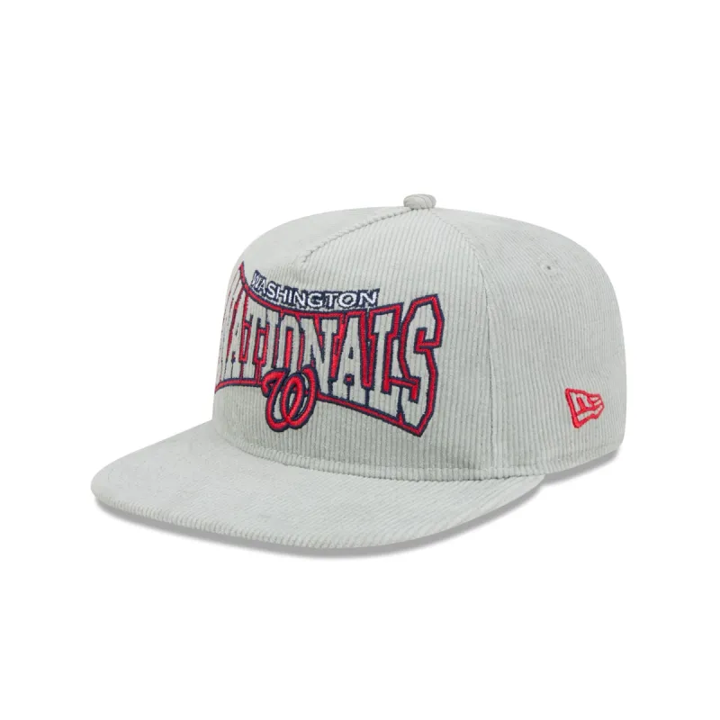 Washington Nationals Gray Cord Golfer Hat sold by New Era
