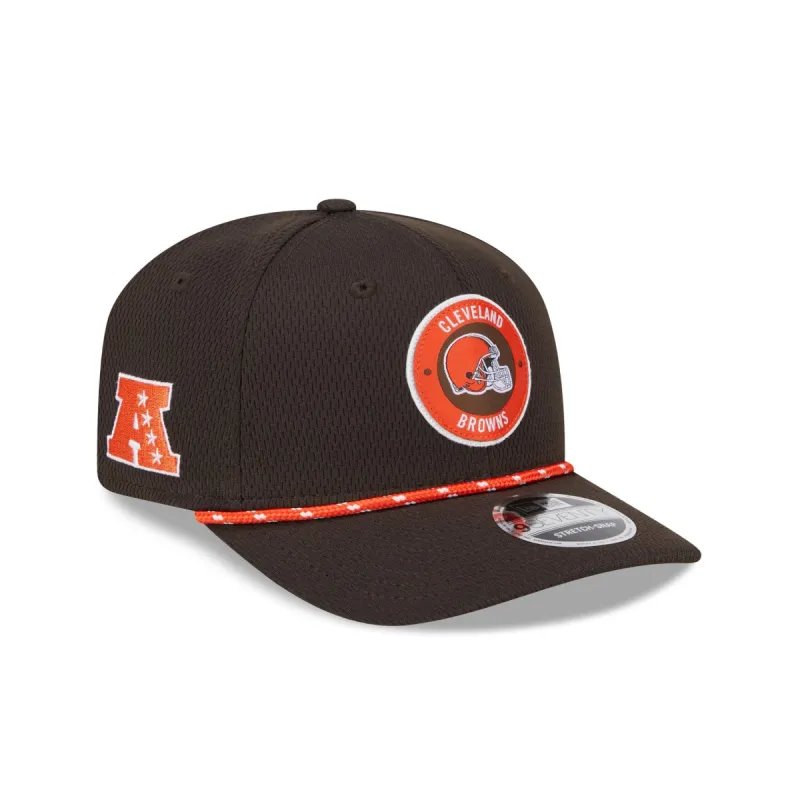 Cleveland Browns 2024 Sideline 9SEVENTY Stretch-Snap Hat sold by New Era
