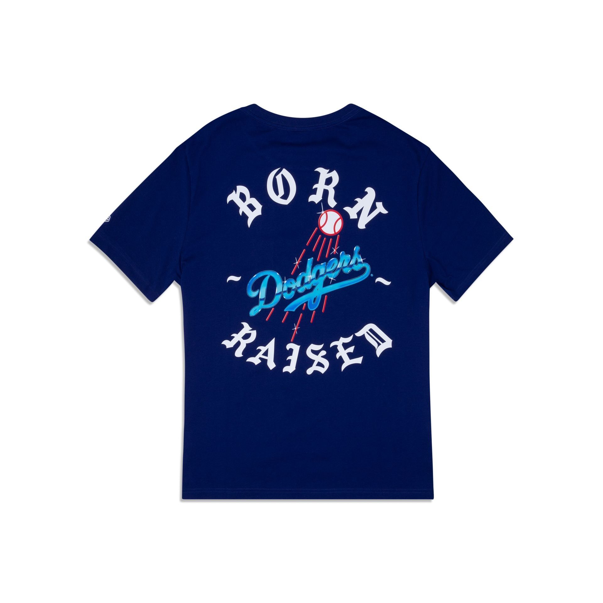 Born X Raised Los Angeles Dodgers Logo Blue T-Shirt sold by New Era product image thumbnail 2
