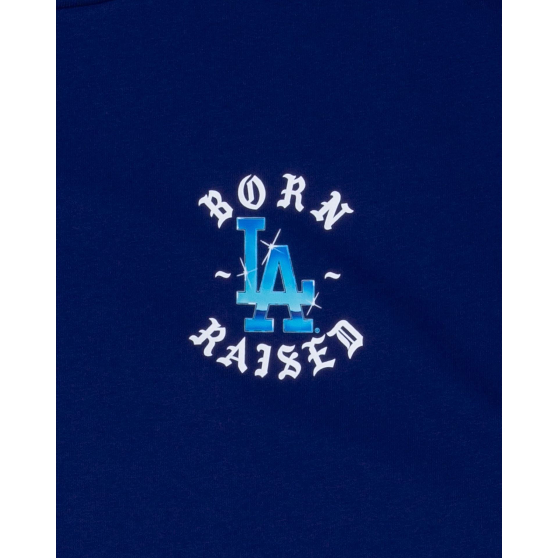 Born X Raised Los Angeles Dodgers Logo Blue T-Shirt sold by New Era product image thumbnail 3