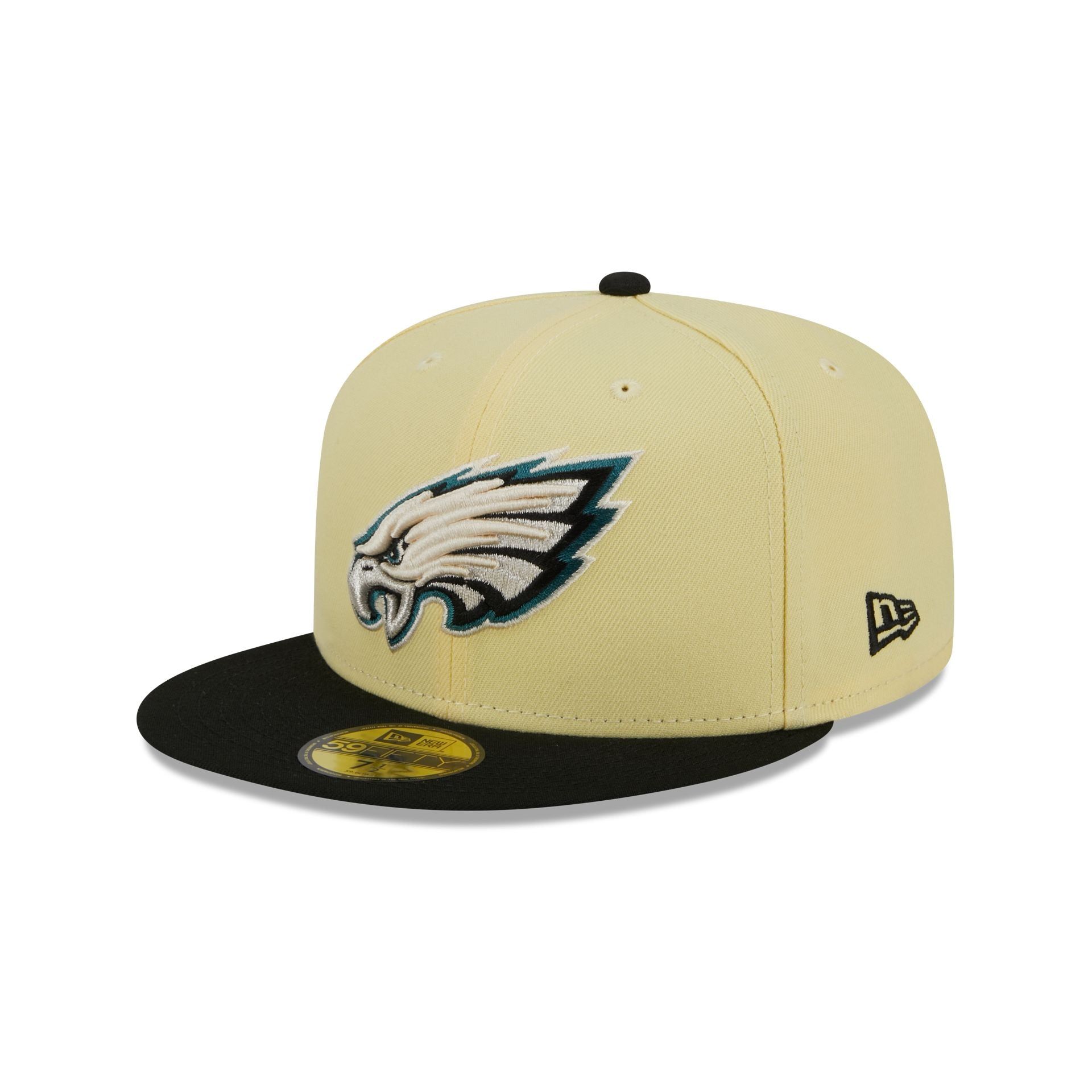 Philadelphia Eagles Soft Yellow 59FIFTY Fitted Hat sold by New Era
