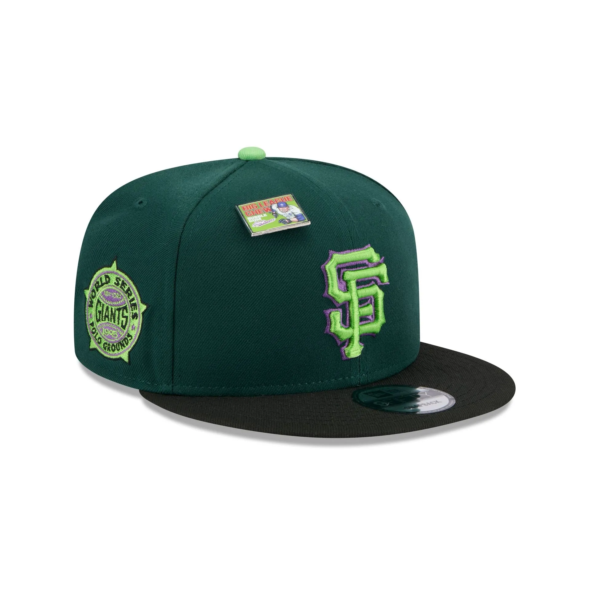 Big League Chew X San Francisco Giants Sour Apple 9FIFTY Snapback Hat sold by New Era