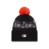 Baltimore Orioles City Connect Pom Knit Hat sold by New Era