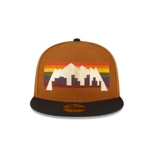 Just Caps Chestnut Denver Nuggets 59FIFTY Fitted Hat sold by New Era