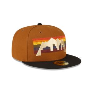 Just Caps Chestnut Denver Nuggets 59FIFTY Fitted Hat sold by New Era