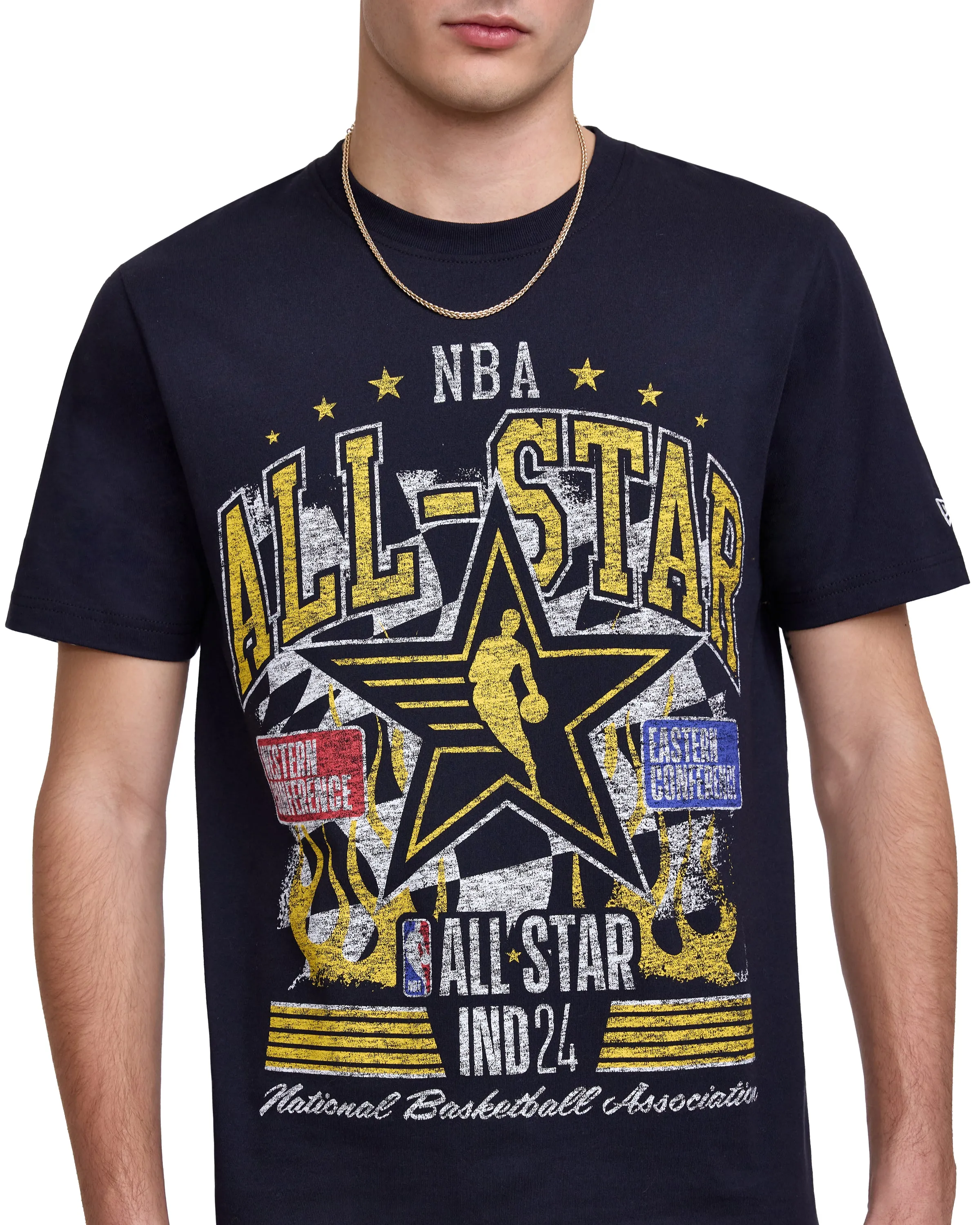 2024 NBA All-Star Game Navy T-Shirt sold by New Era