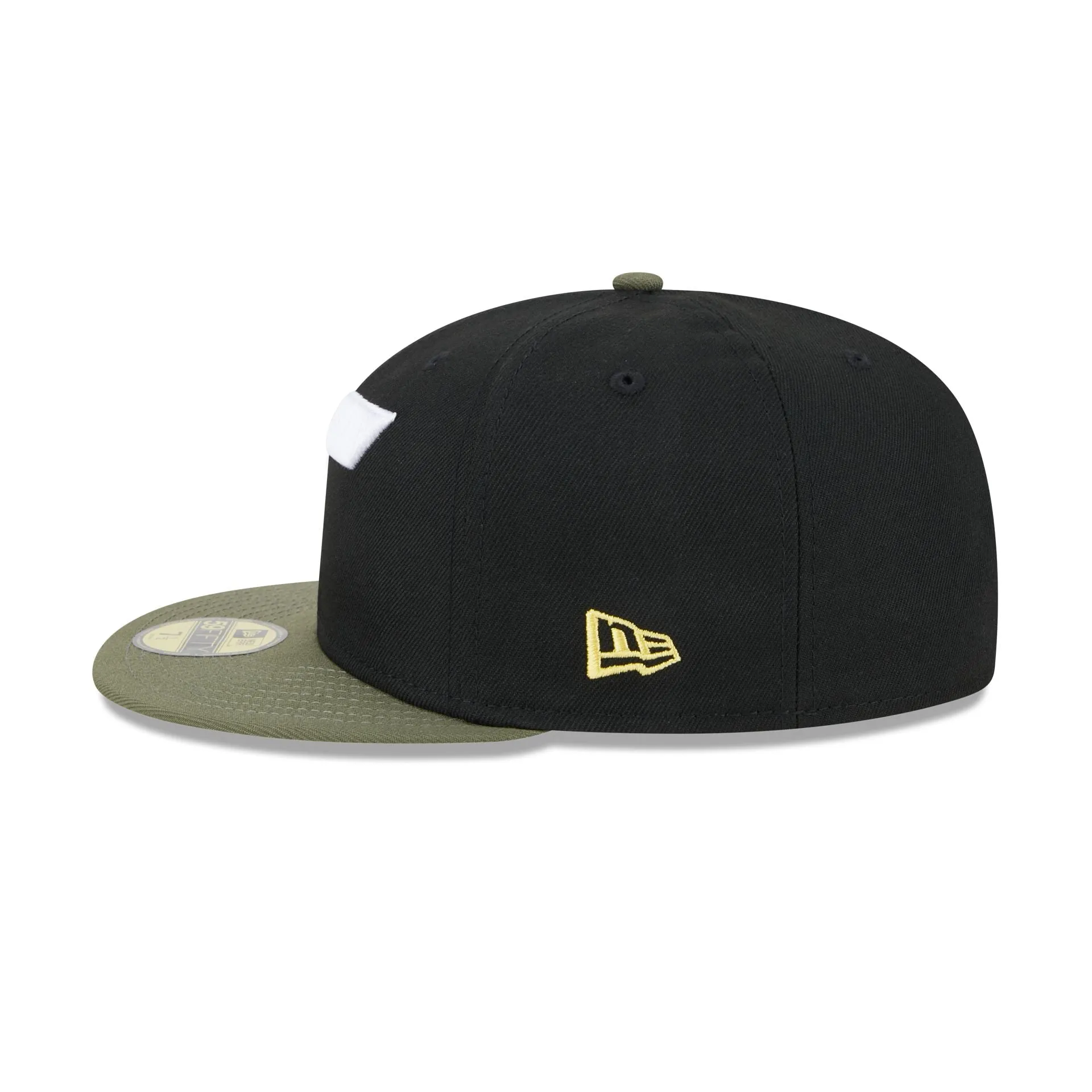 Utah Jazz Olive Visor 59FIFTY Fitted Hat sold by New Era product image thumbnail 5