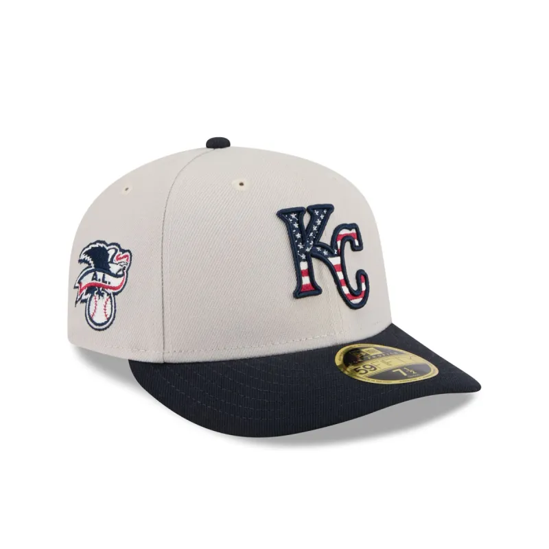 Kansas City Royals Independence Day 2024 Low Profile 59FIFTY Fitted Hat sold by New Era
