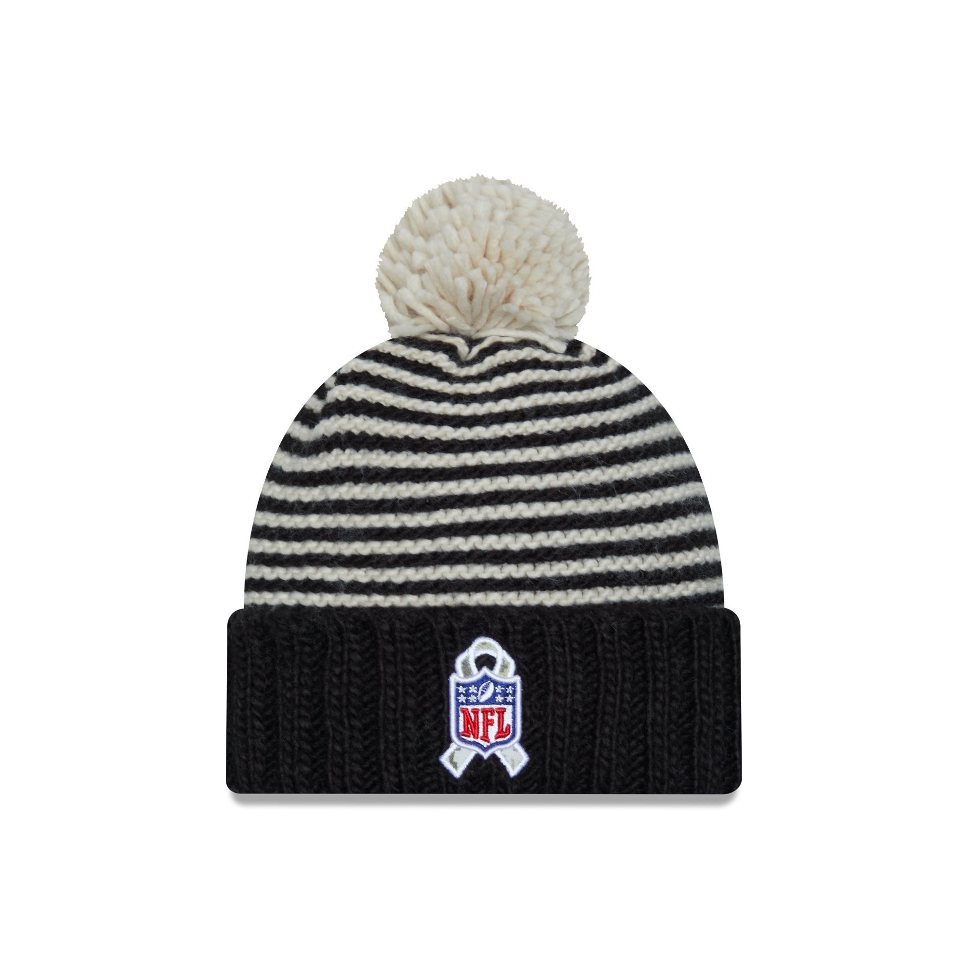 New England Patriots 2023 Salute to Service Women's Pom Knit Hat sold by New Era product image thumbnail 2