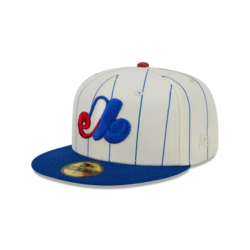 Montreal Expos Team Shimmer 59FIFTY Fitted Hat sold by New Era