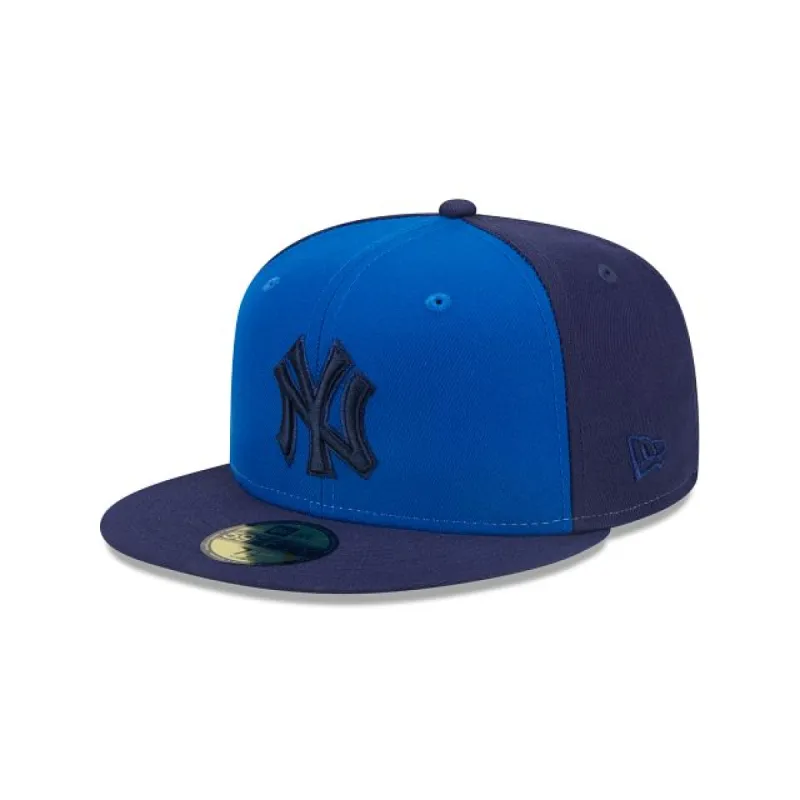 New York Yankees Tri-Tone Team 59FIFTY Fitted Hat sold by New Era