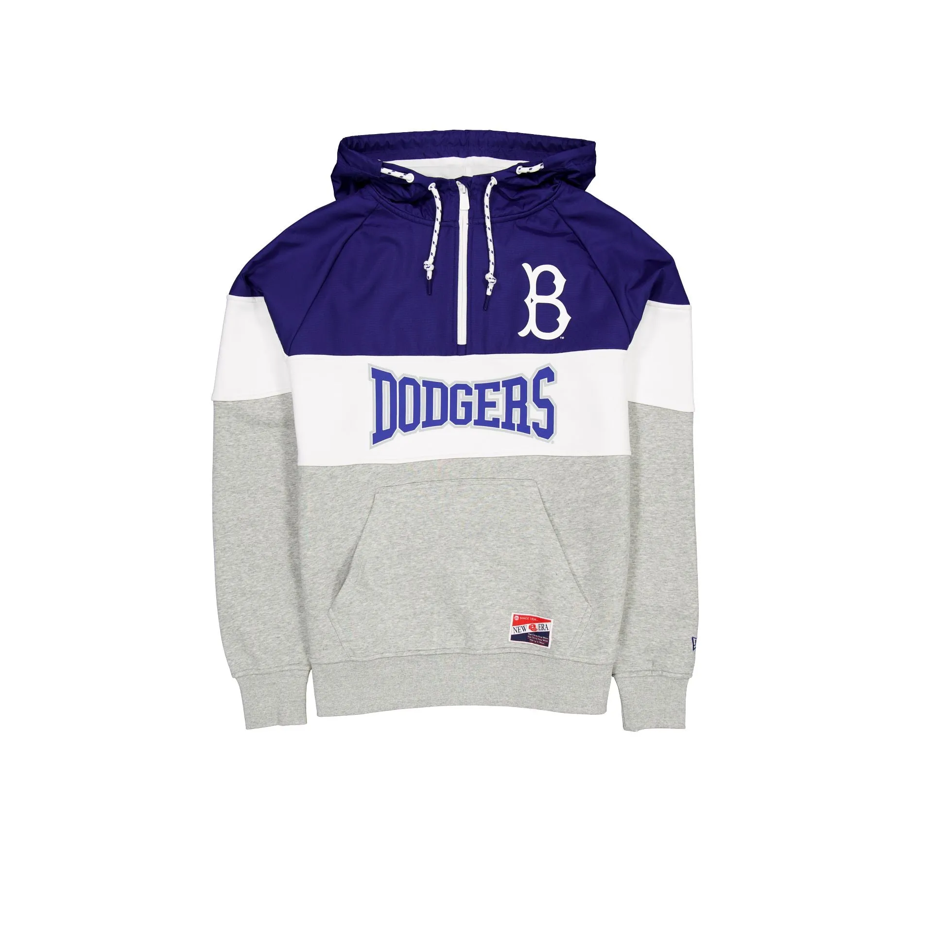 Brooklyn Dodgers Throwback Color Block Hoodie sold by New Era