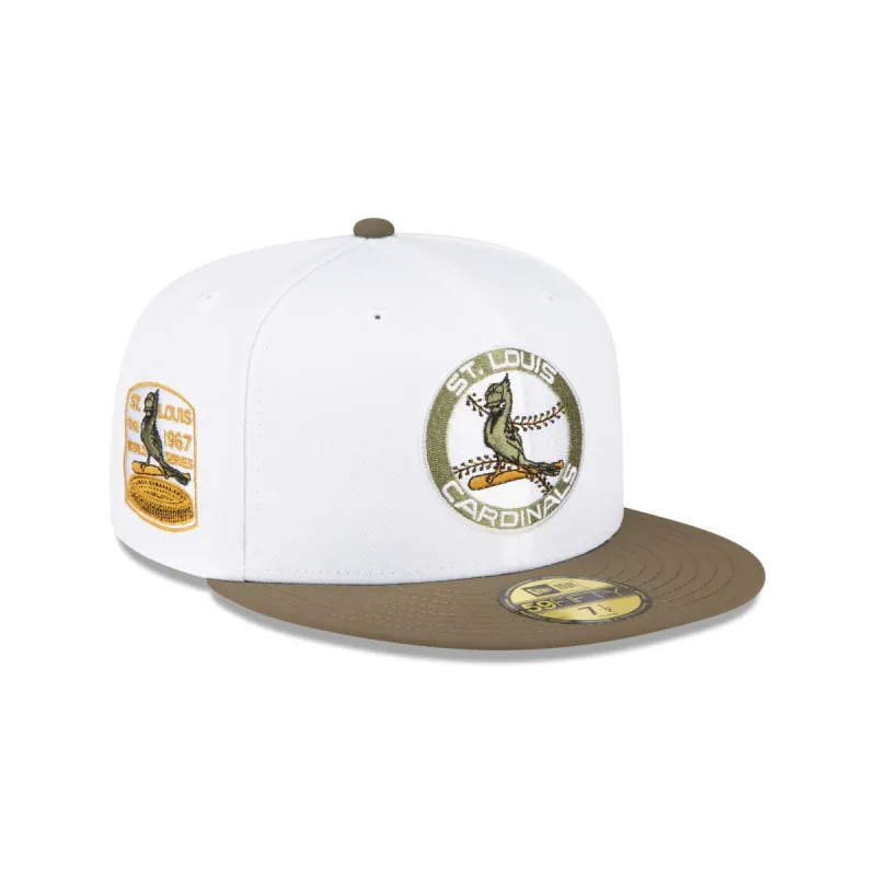 Just Caps Forest Green St. Louis Cardinals 59FIFTY Fitted Hat sold by New Era