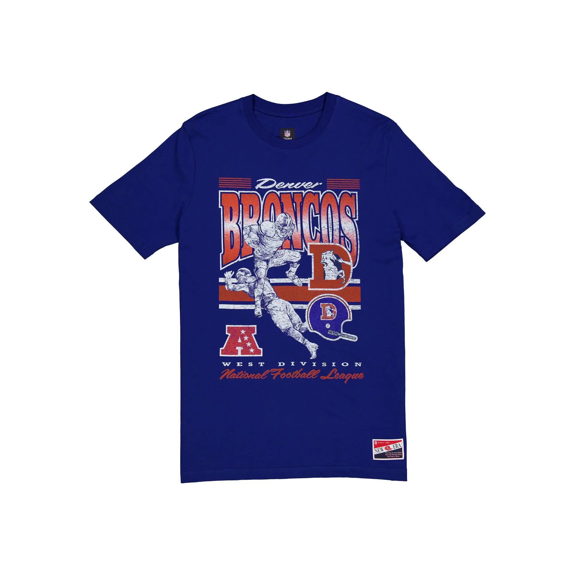 Denver Broncos Throwback Distress T-Shirt sold by New Era