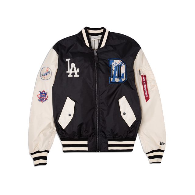 Alpha Industries X Los Angeles Dodgers Alt MA-1 Bomber Jacket sold by New Era