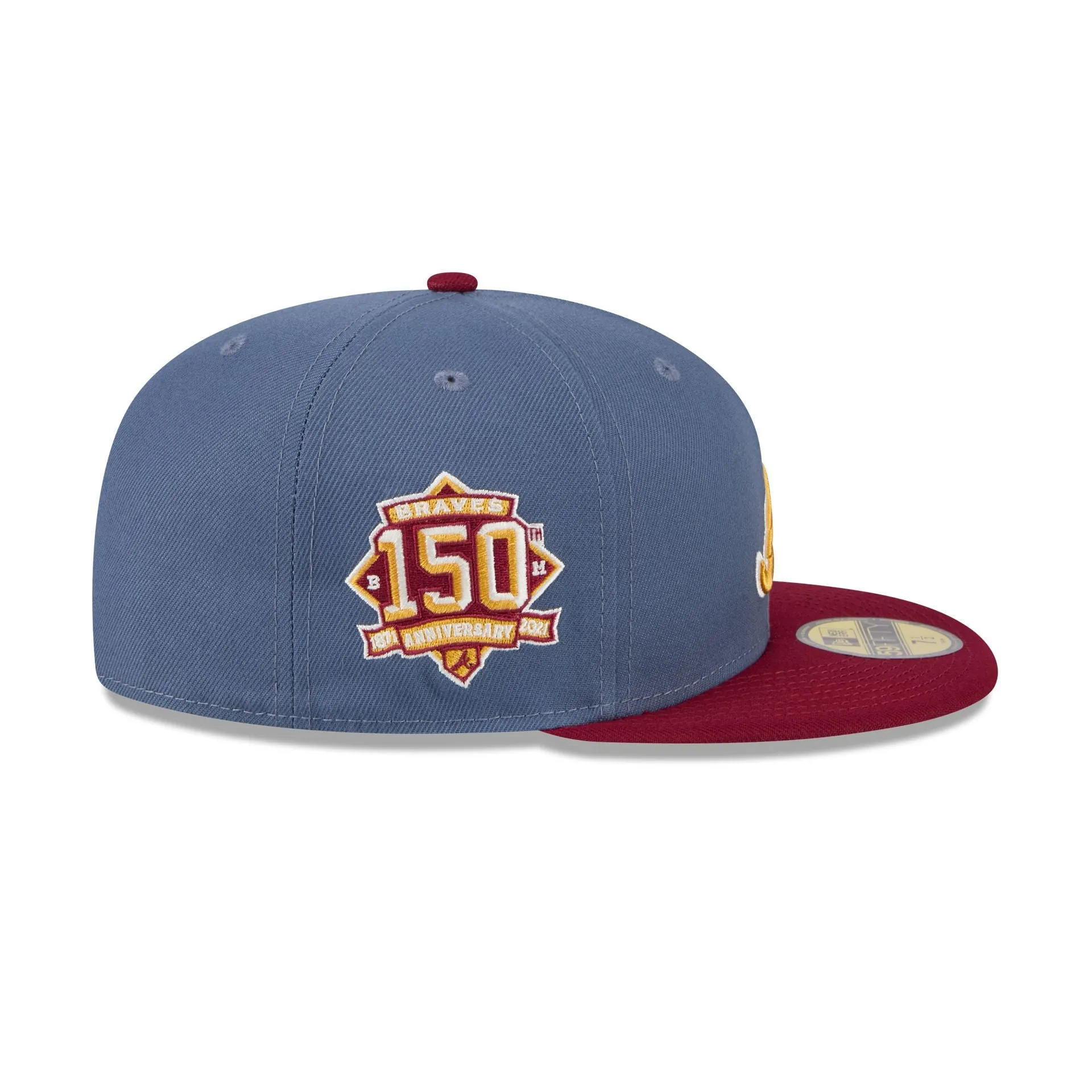 Atlanta Braves Deep Blue 59FIFTY Fitted Hat sold by New Era product image thumbnail 4