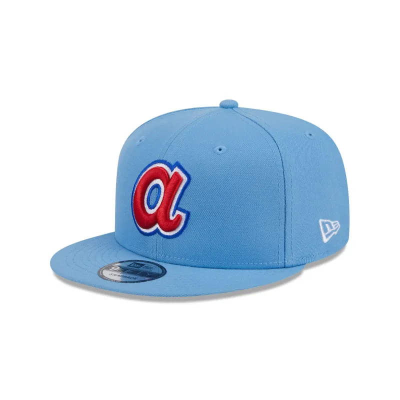 Atlanta Braves Sky Blue 9FIFTY Snapback Hat sold by New Era