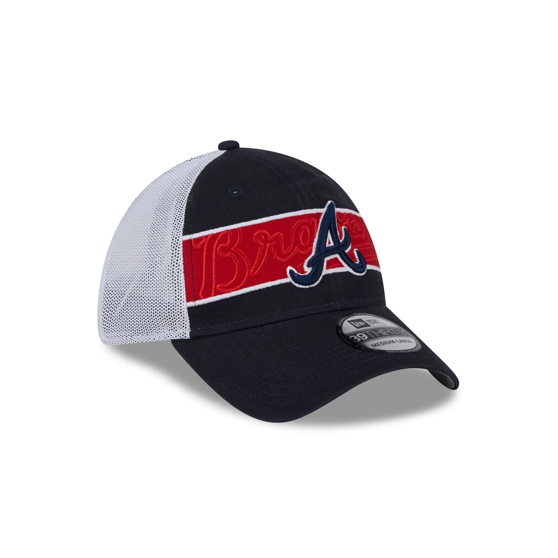 Atlanta Braves Banded 39THIRTY Stretch Fit Hat sold by New Era product image thumbnail 3