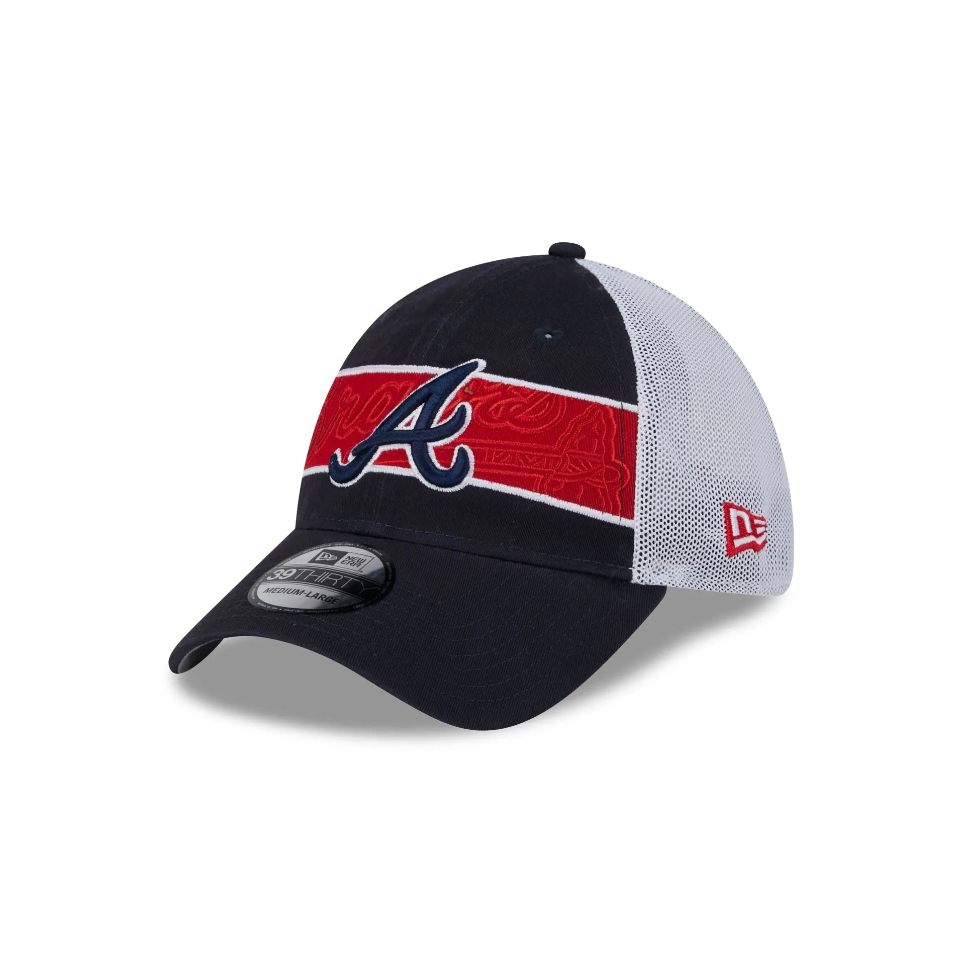 Atlanta Braves Banded 39THIRTY Stretch Fit Hat sold by New Era